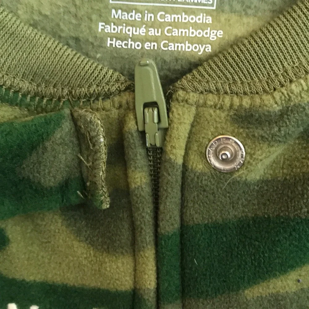 Carter’s Awesome Brother Camo Footie - Picture 6 of 6